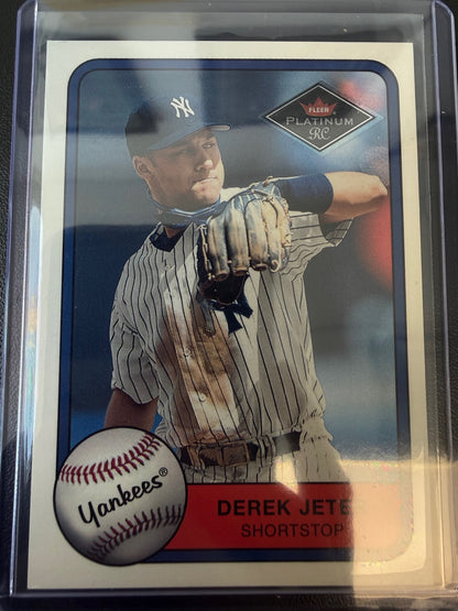 2001 Fleer Platinum #332 Derek Jeter Platinum Edition #/201