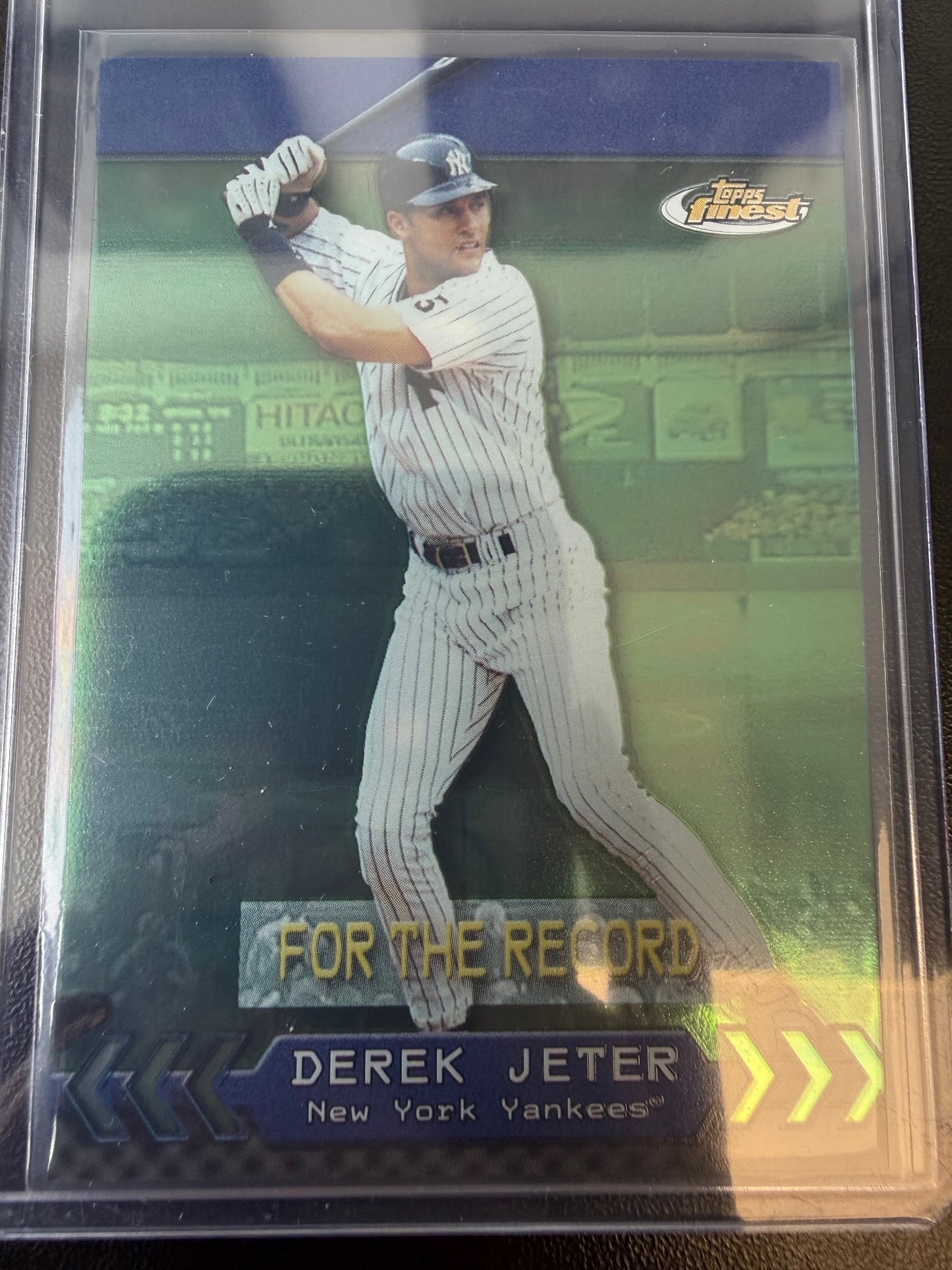 2000 Finest #FR1b Derek Jeter For the Record #/408