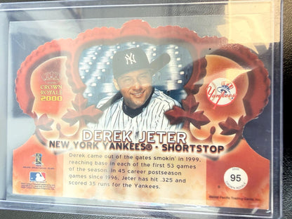 2000 Pacific Crown Royale #95 Derek Jeter Premiere Date #/121