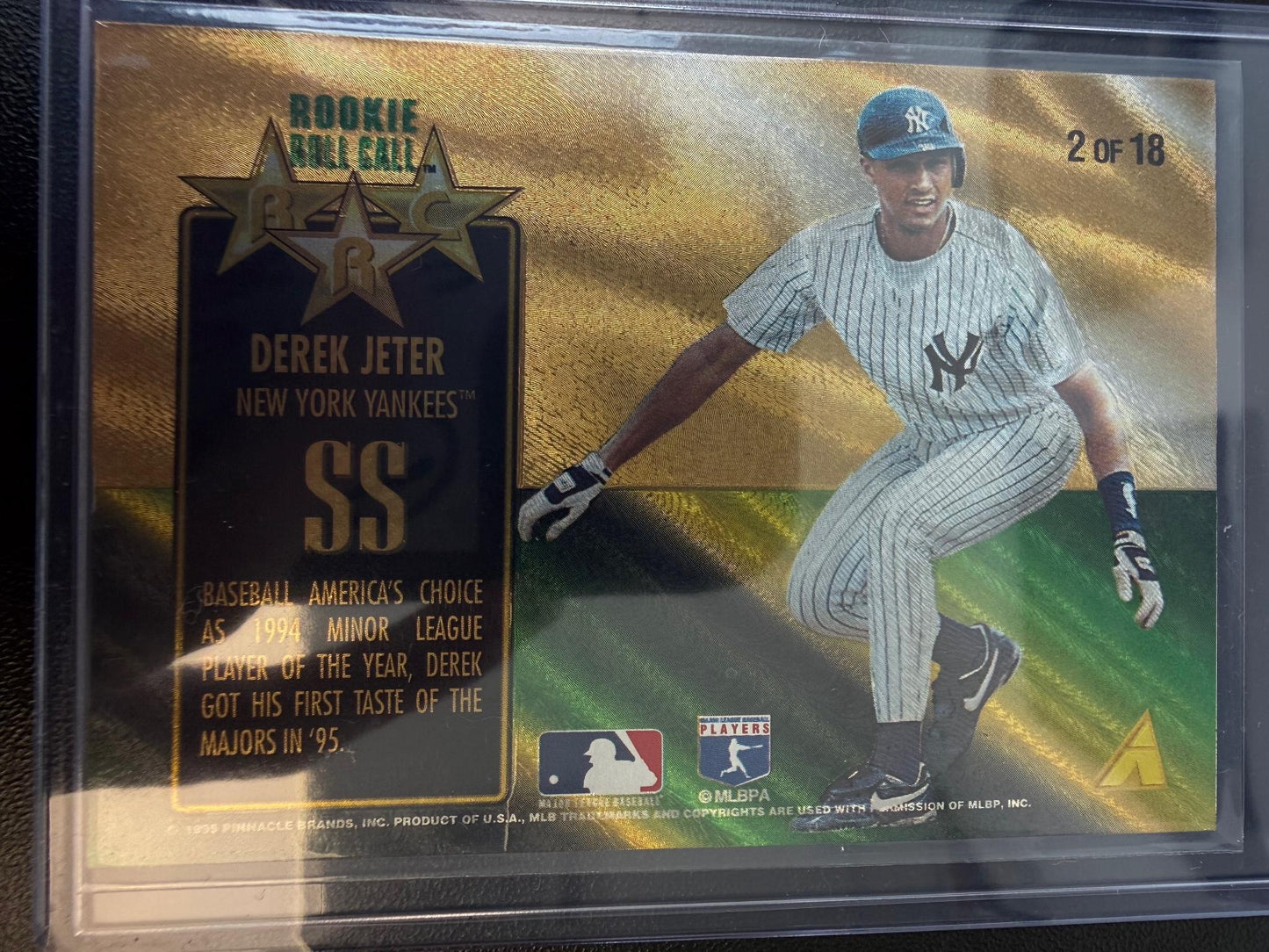 1995 Zenith #2 Derek Jeter Rookie Roll Call