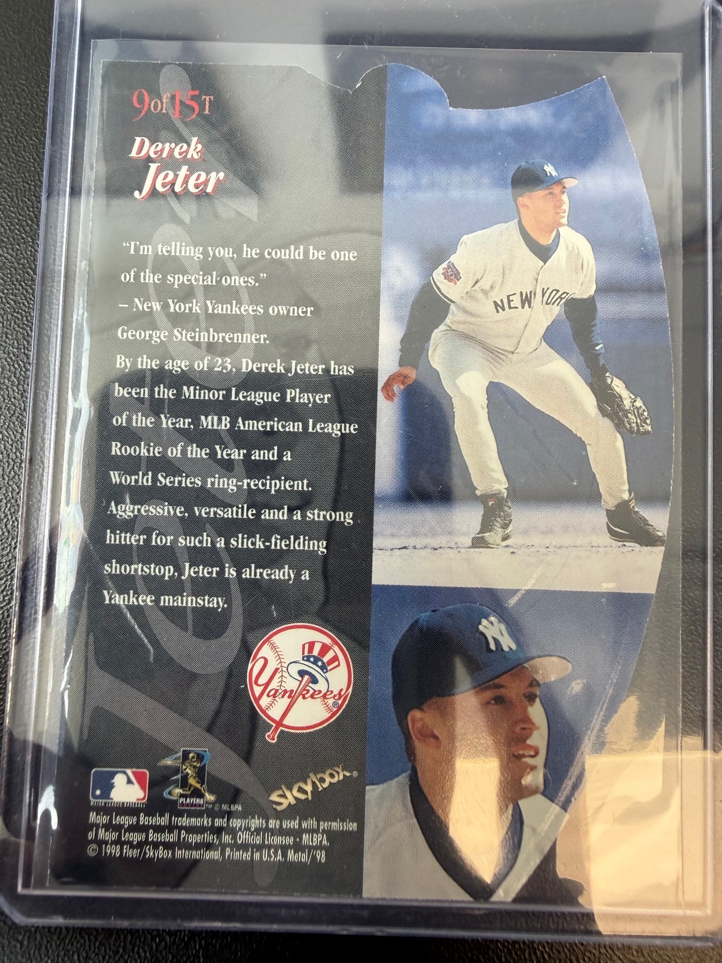 1998 Metal Universe #9 T Derek Jeter Titanium