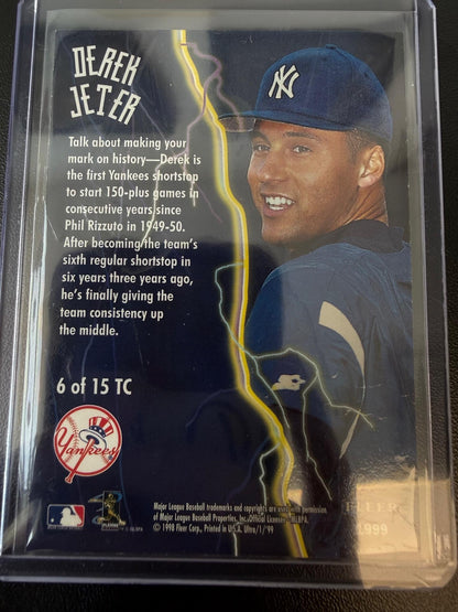 1999 Ultra #6 TC Derek Jeter Thunderclap