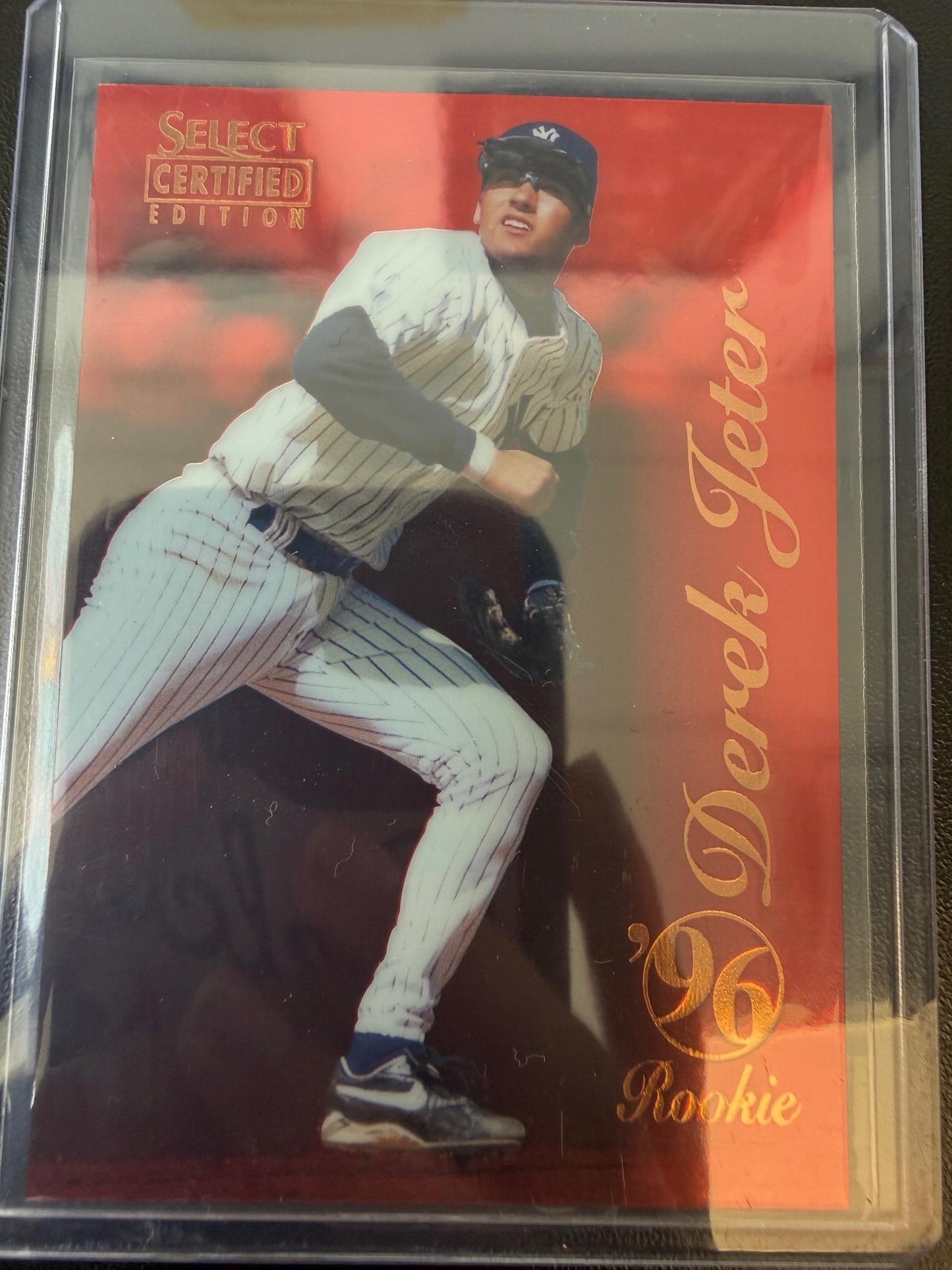 1996 Select Certified #100 Derek Jeter Certified Red