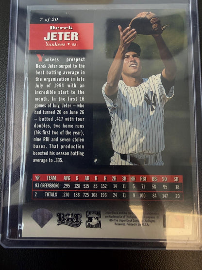 1994 Upper Deck All-Time Heroes #7 Derek Jeter Next-in-Line