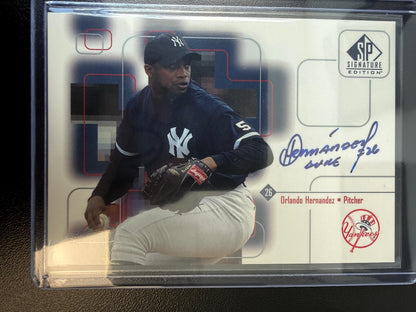 1999 SP Signature Edition #ED Orlando Hernandez Autographs