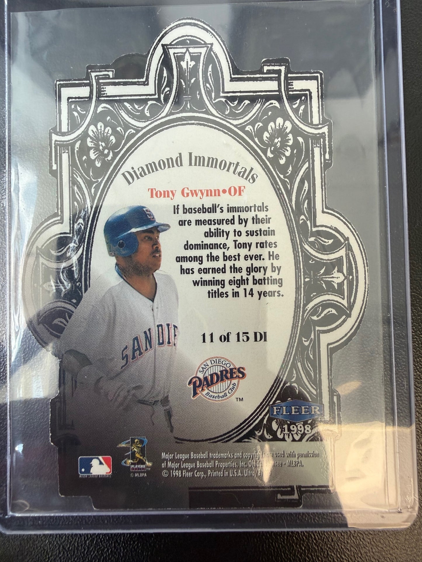 1998 Ultra #11 DI Tony Gwynn Diamond Immortals