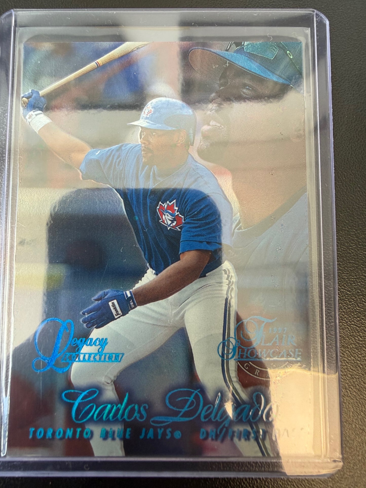 1997 Flair Showcase #64 Carlos Delgado Legacy Collection Row 1 (Grace) #/100
