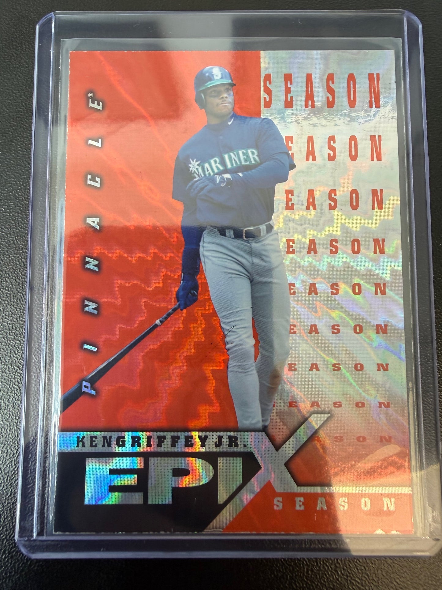 1998 Pinnacle #E1 Ken Griffey Jr. Epix Orange