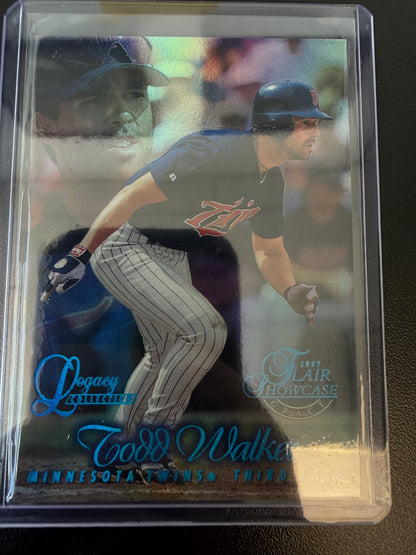 1997 Flair Showcase #12 Todd Walker Legacy Collection Row 1 (Grace) #/100