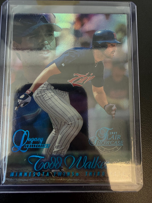 1997 Flair Showcase #12 Todd Walker Legacy Collection Row 1 (Grace) #/100