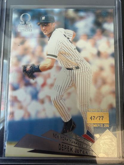 2000 Pacific Omega #96 Derek Jeter Gold #/120