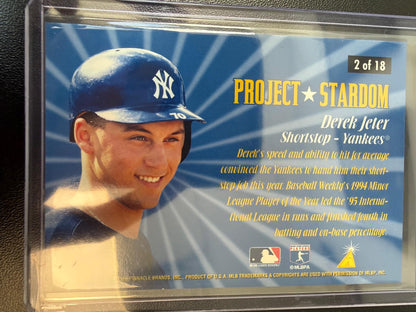 1996 Pinnacle #2 Derek Jeter Project Stardom