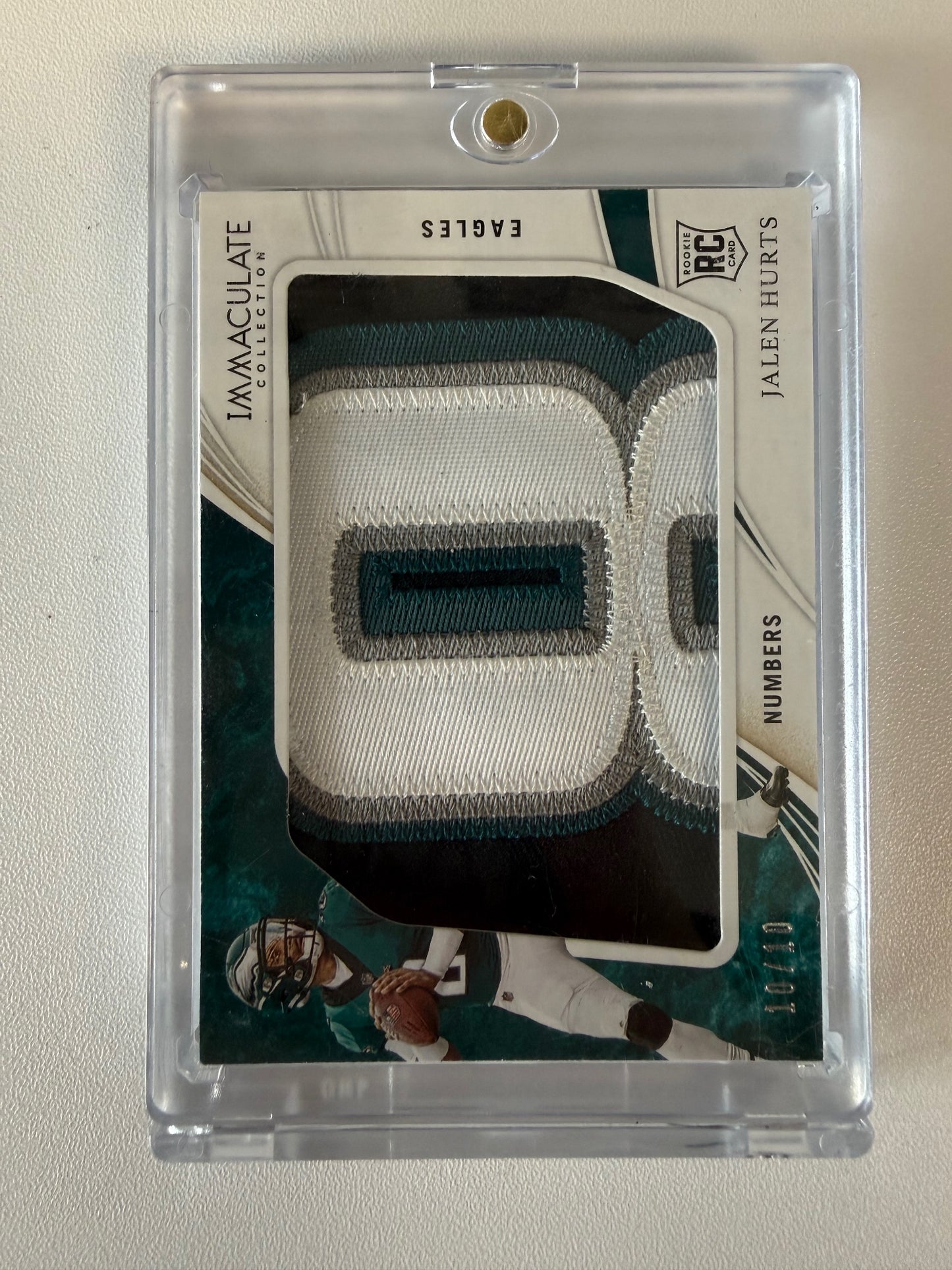 Jalen Hurts Immaculate Rookie Numbers #/10