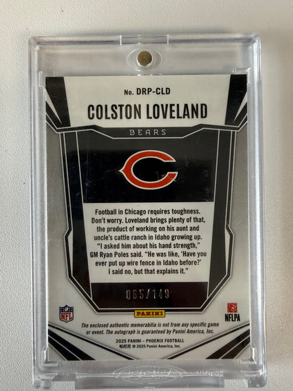 Colston Loveland RPA Silver Prizm /149