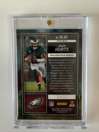 Jalen Hurts Touchdown Masters Mosaic Pink /10
