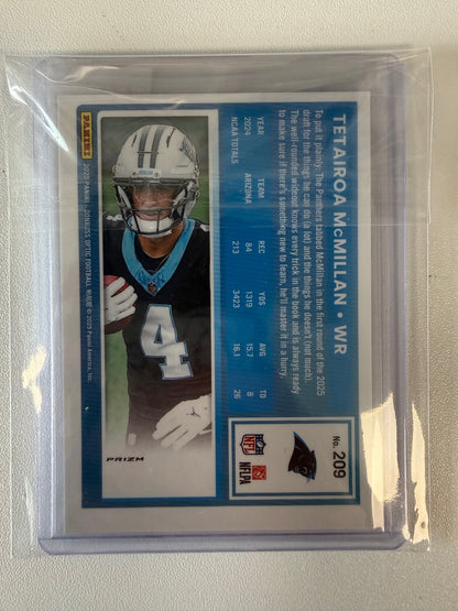 2025 Donruss Optic #209 Tetairoa McMillan Fire
