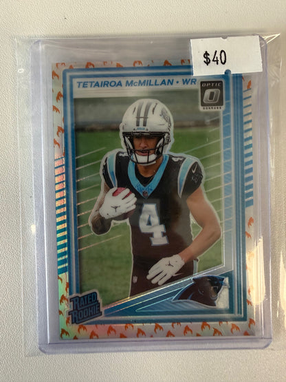 2025 Donruss Optic #209 Tetairoa McMillan Fire