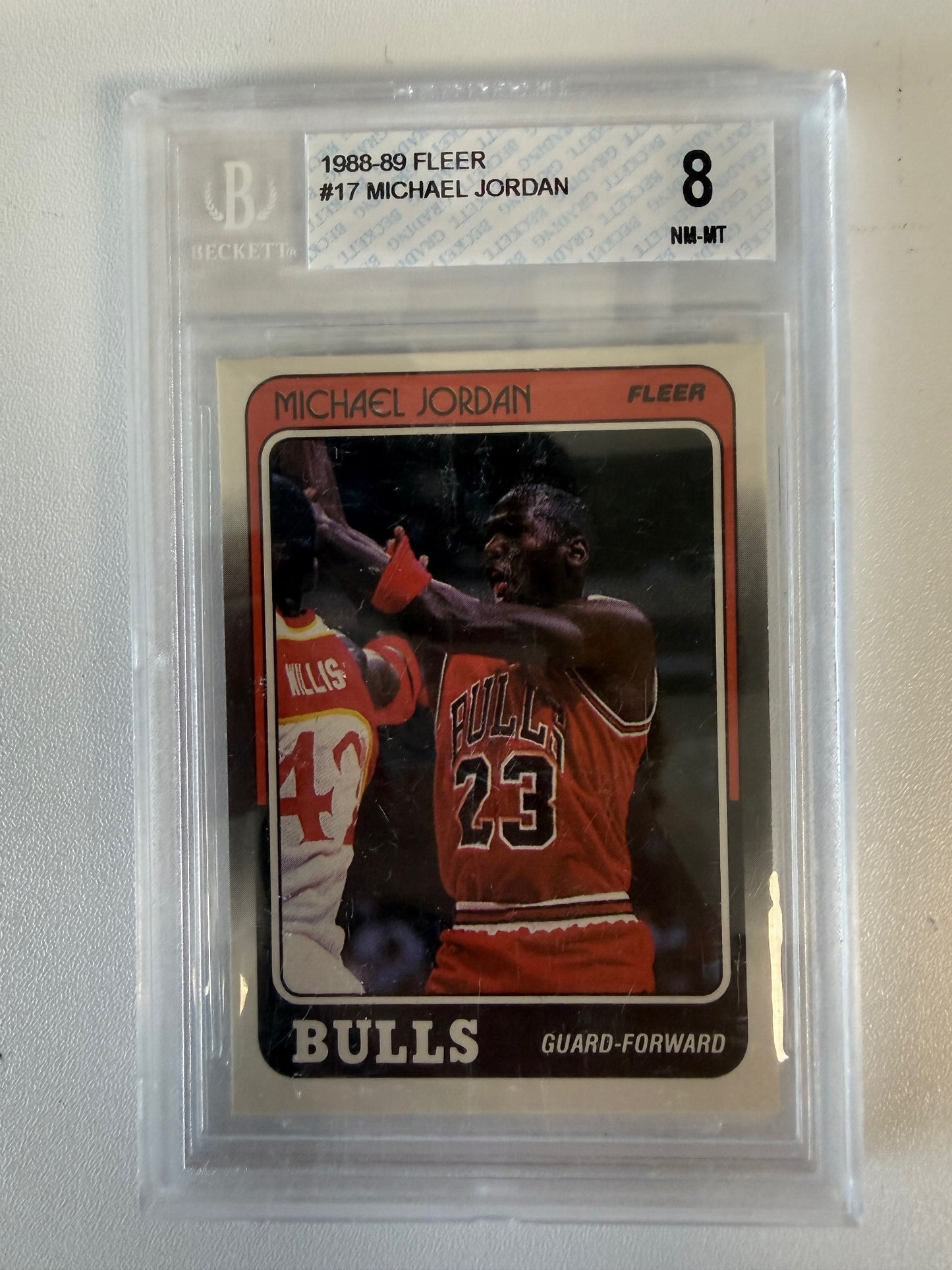 1988-89 Fleer #17 Michael Jordan BGS 8