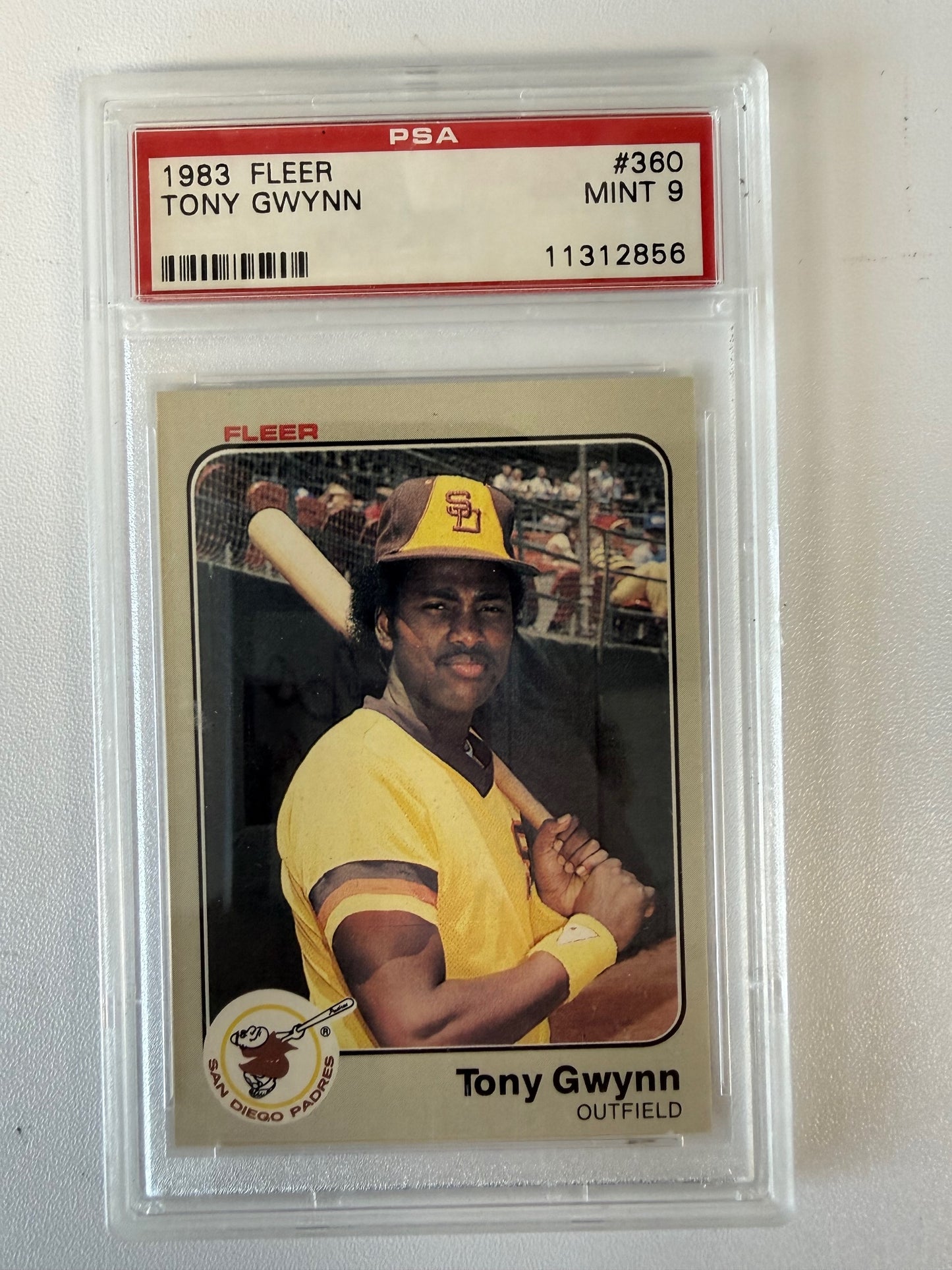 1983 Fleer #360 Tony Gwynn PSA 9