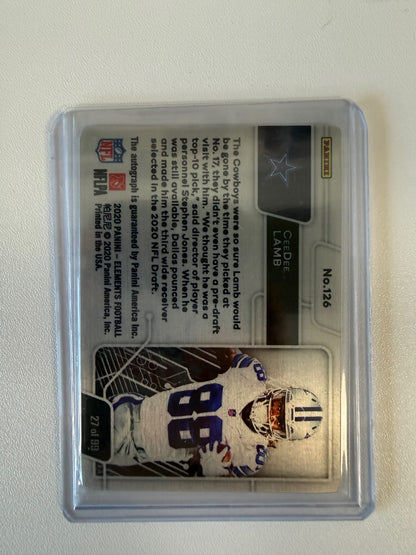 2020 Panini Elements #126 CeeDee Lamb #/99