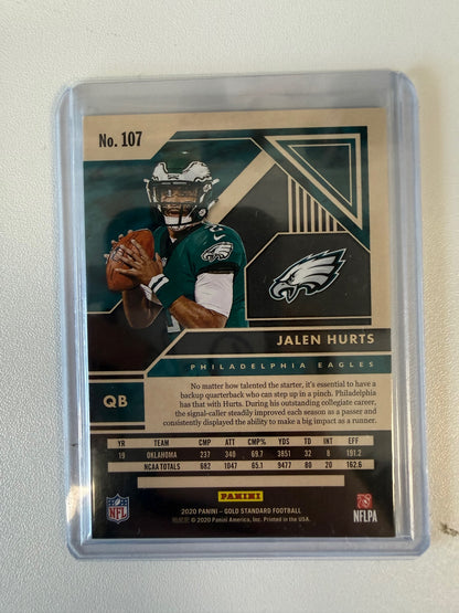 2020 Panini Gold Standard #107 Jalen Hurts #/99