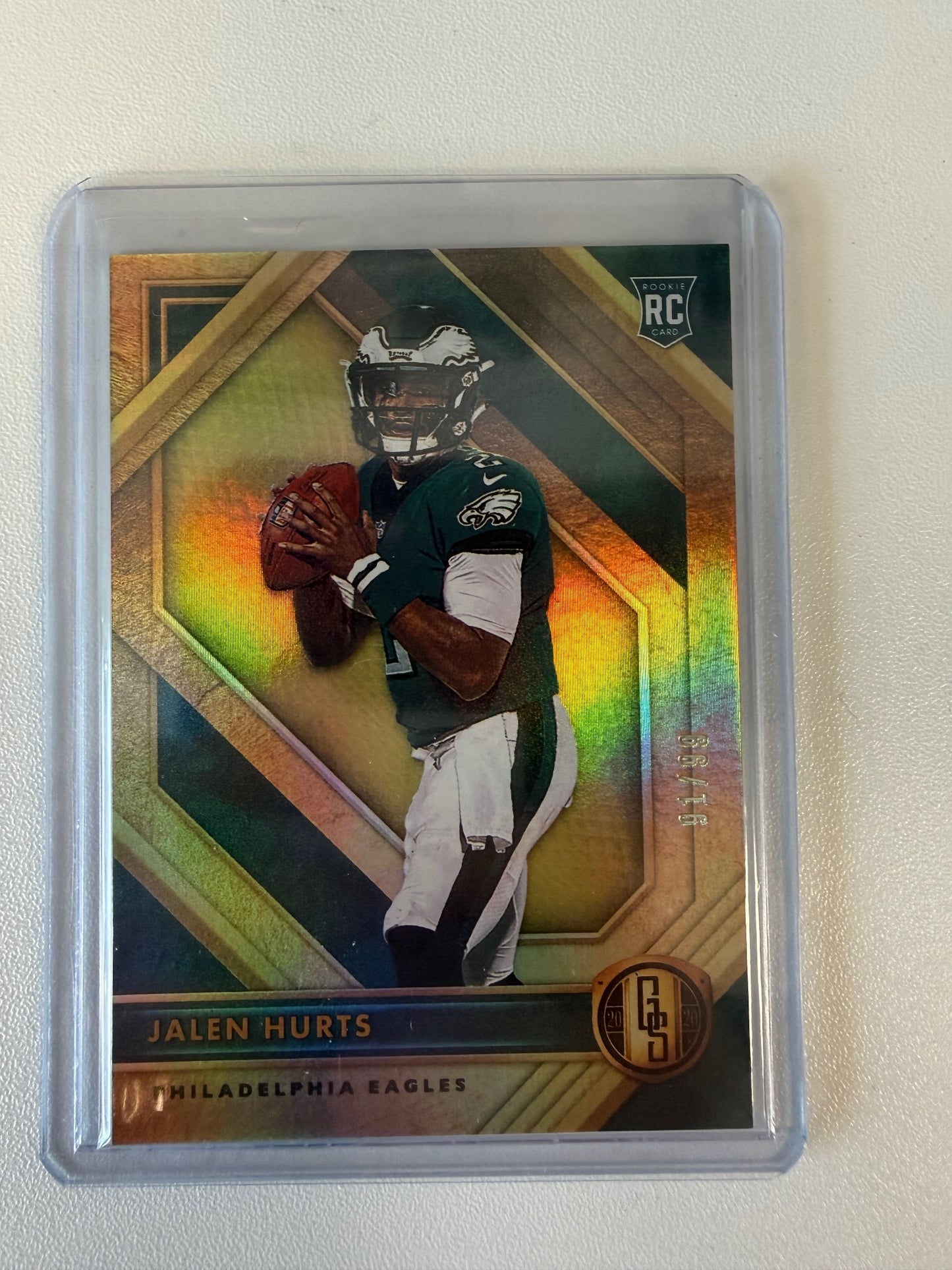 2020 Panini Gold Standard #107 Jalen Hurts #/99