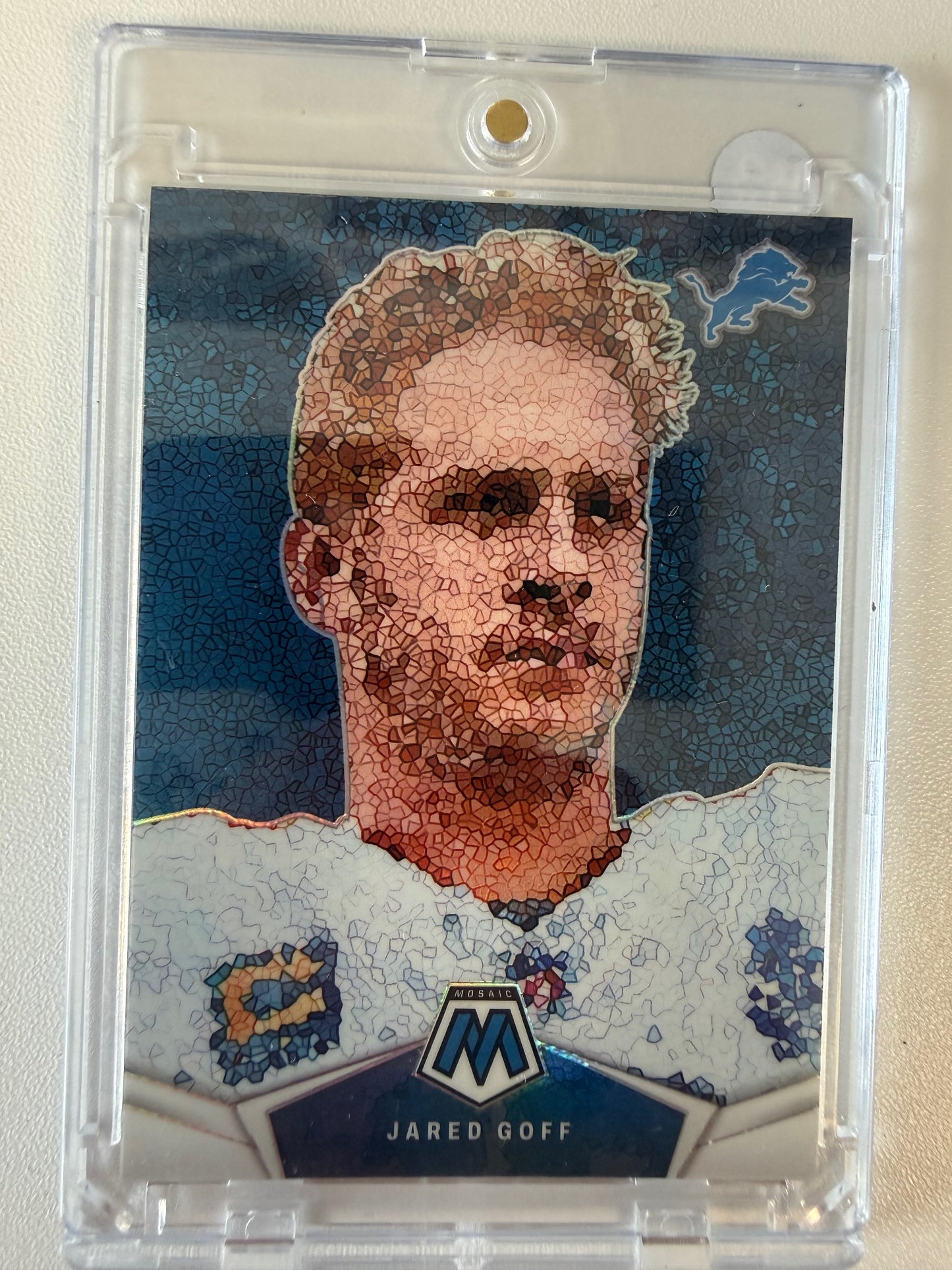 2024 Panini Mosaic #MM-JGF Jared Goff Micro Mosaic
