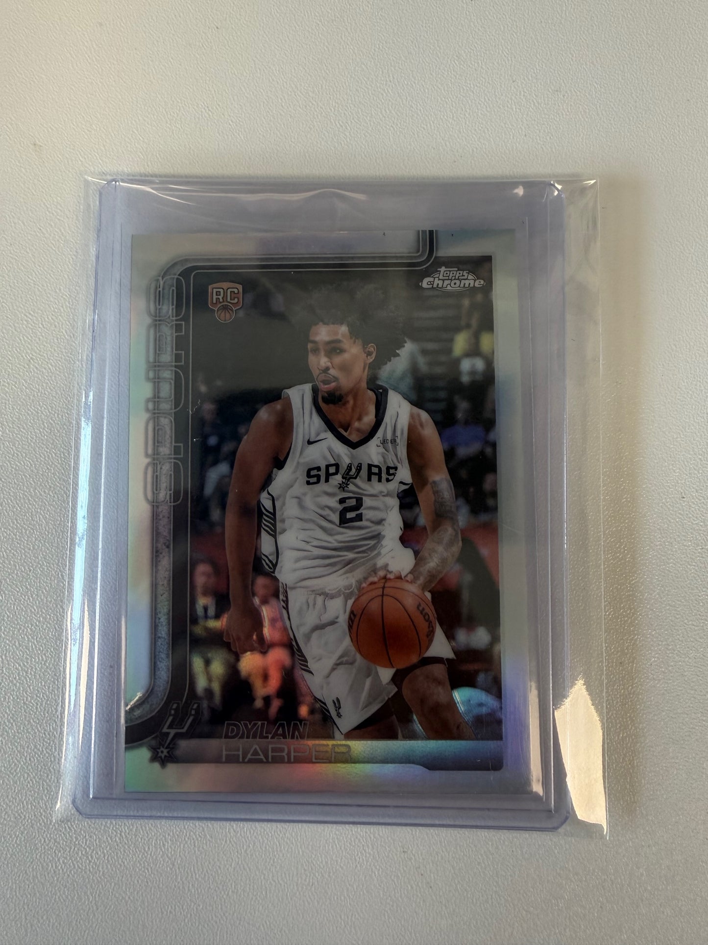 2025-26 Topps Chrome #252 Dylan Harper Refractor