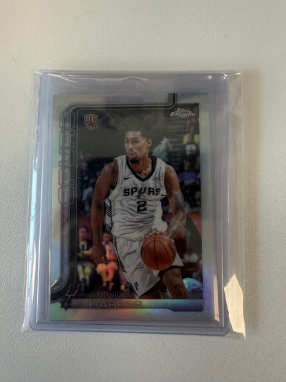 2025-26 Topps Chrome #252 Dylan Harper Refractor