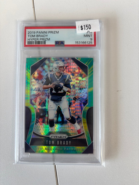 2019 Panini Prizm #18 Tom Brady Hyper PSA 9 #/175
