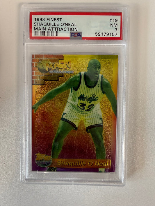 1993-94 Finest #19 Shaquille O'Neal Main Attraction