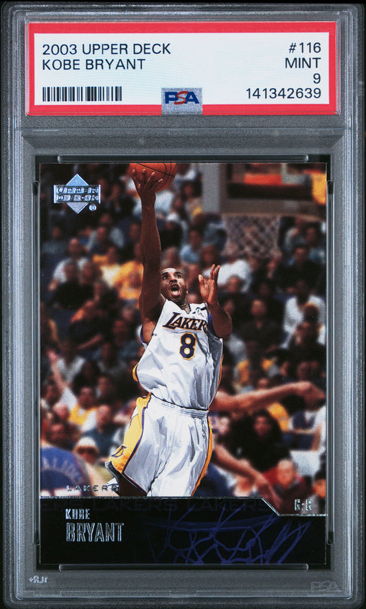 2003 Upper Deck #116 Kobe Bryant PSA 9