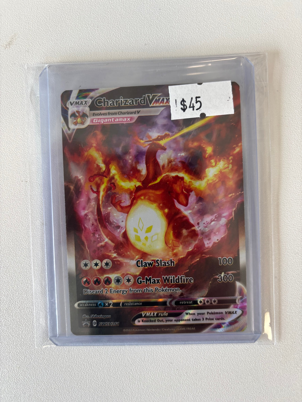 SWSH: Sword & Shield Promo Cards #SWSH261 Charizard VMAX