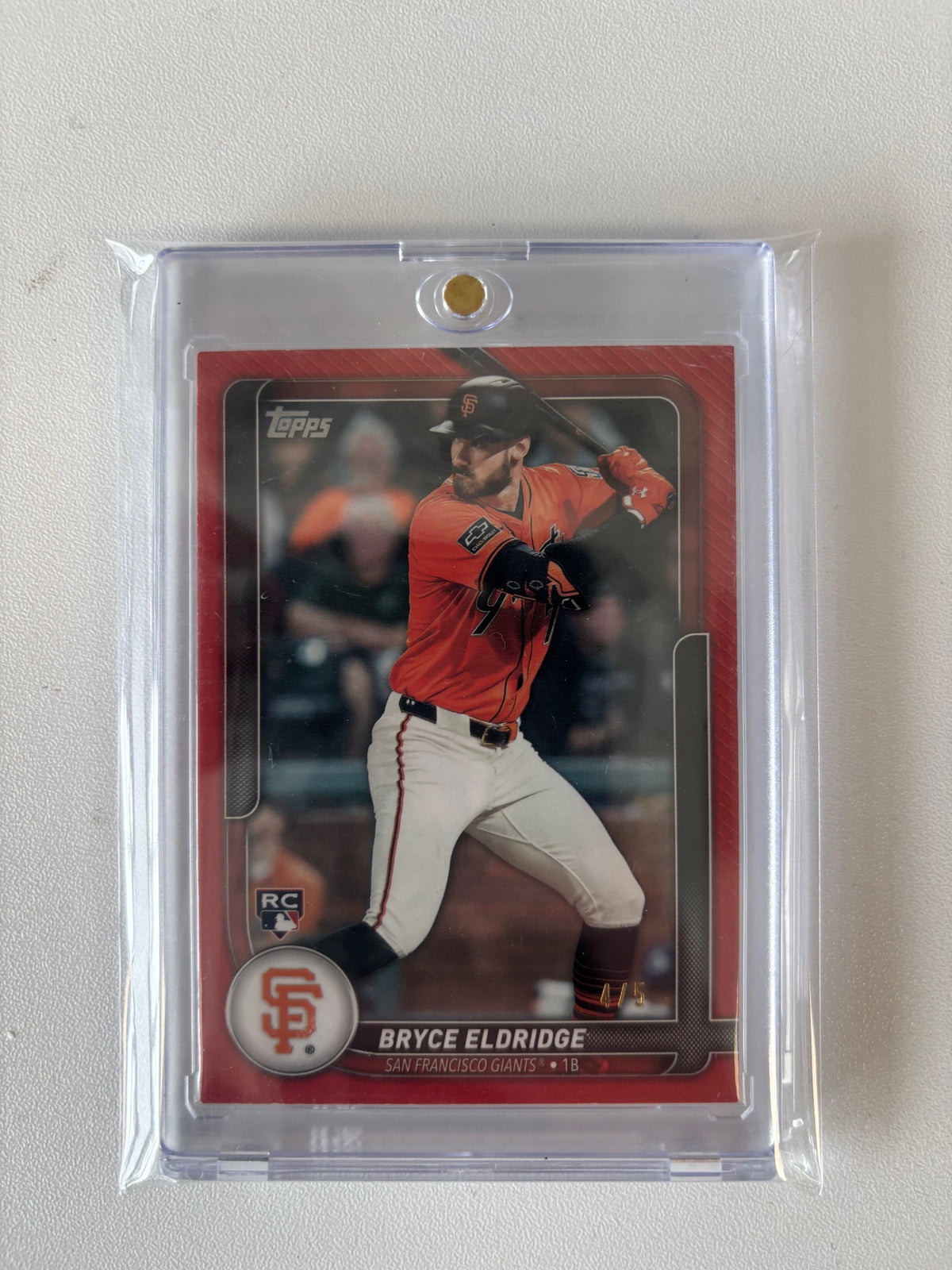 2026 Topps #79 Bryce Eldridge Flagship Collection (Series Two) #/5