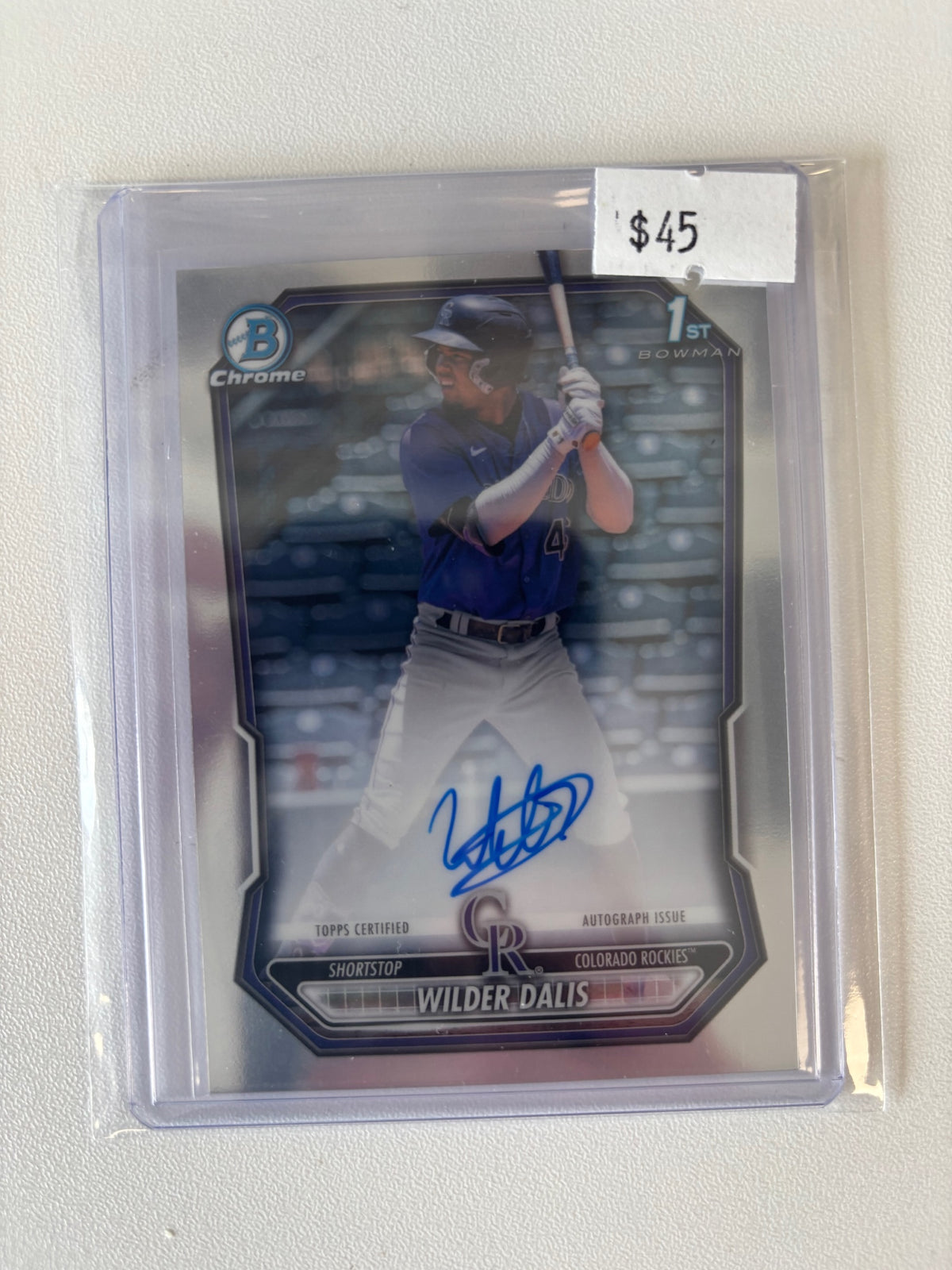 2026 Bowman Chrome Wilder Dalis First Auto CPA-WD