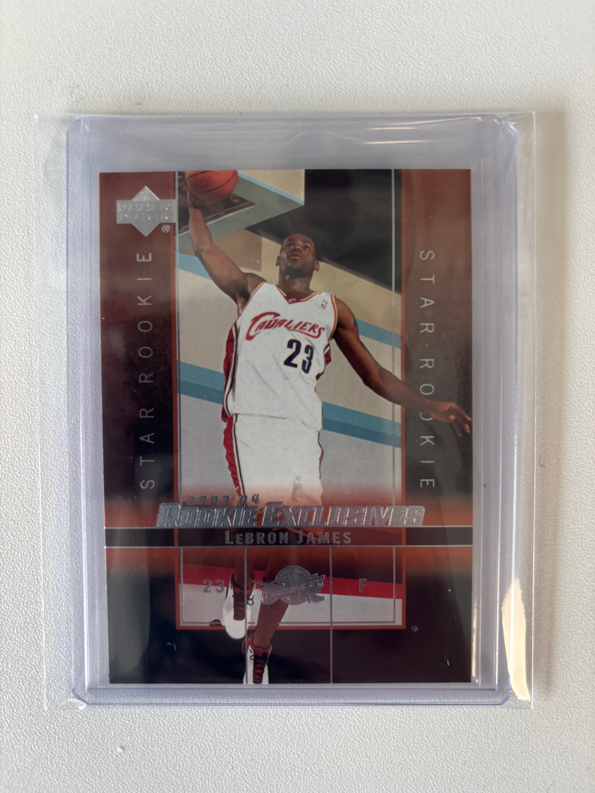 2003-04 Upper Deck Rookie Exclusives #1 LeBron James