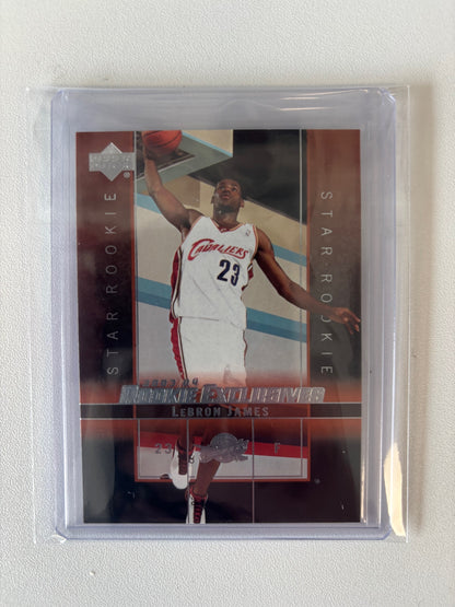 2003-04 Upper Deck Rookie Exclusives #1 LeBron James