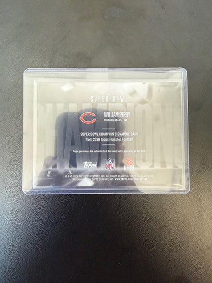 2026 Topps Flagship #SBCS-WP William Perry Super Bowl Champion Signatures