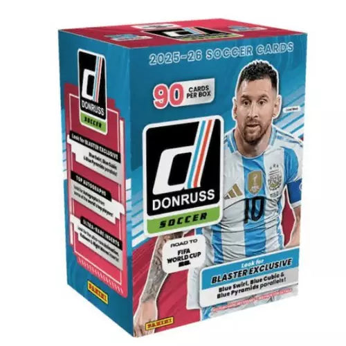 2025-26 Panini Donruss Road To World Cup Trading Card Blaster Box