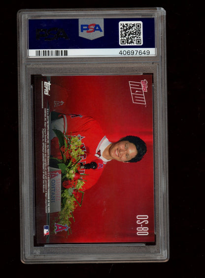 2017 Topps Now Off-Season #OS-80 Shohei Ohtani Off-Season PSA 9