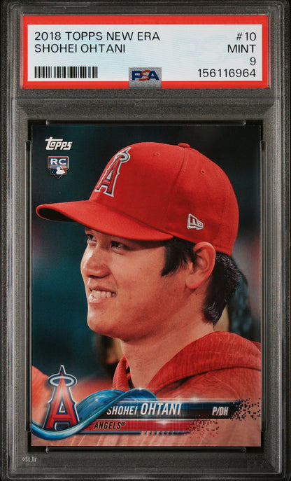 2018 Topps New Era #10 Shohei Ohtani PSA 9
