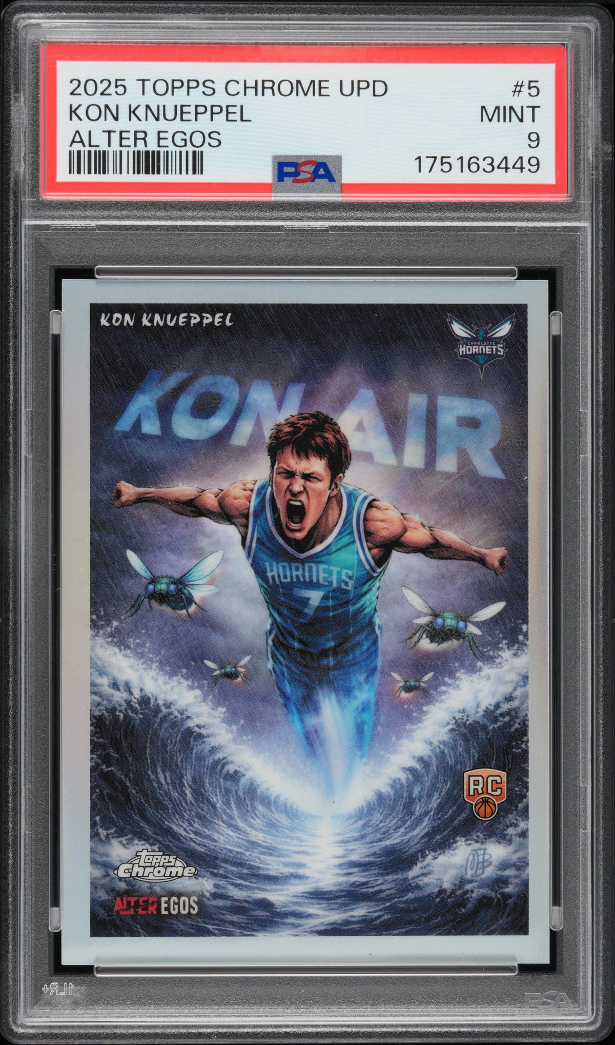 2025 Topps Chrome Update Alter Egos #5 Kon Knueppel PSA 9