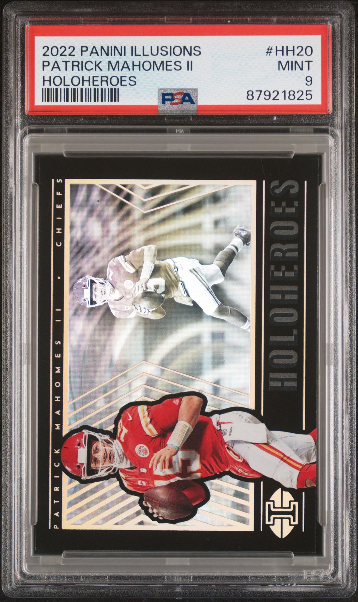 2022 Panini Illusions Holoheroes #HH20 Patrick Mahomes Ii Holoheroes PSA 9