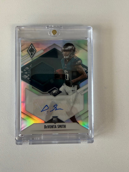 2021 Panini Phoenix #RJA-DVS DeVonta Smith RPS Rookie Auto Jersey #/75