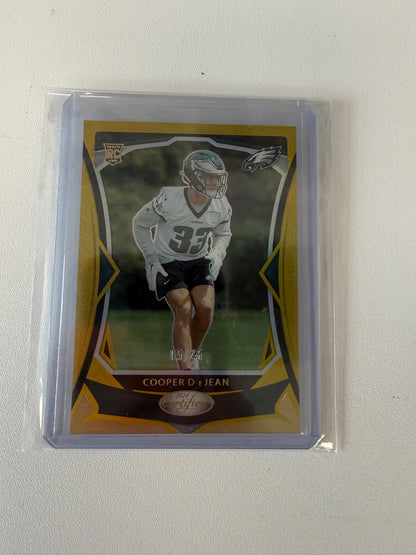 2024 Panini Certified #131 Cooper DeJean Mirror Gold #/25