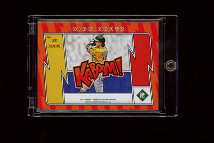 2025 Panini Prospect Edition #12 Nick Kurtz Kaboom!