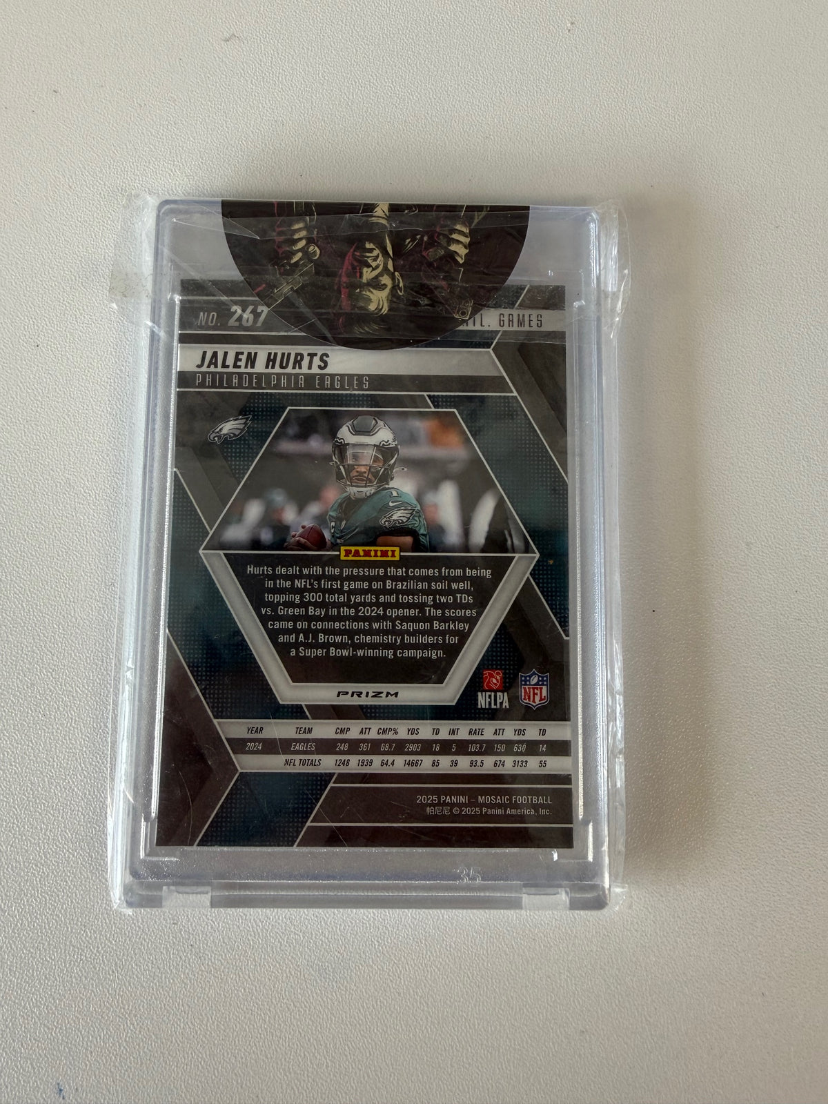 2025 Panini Mosaic #267 Jalen Hurts Mosaic Genesis