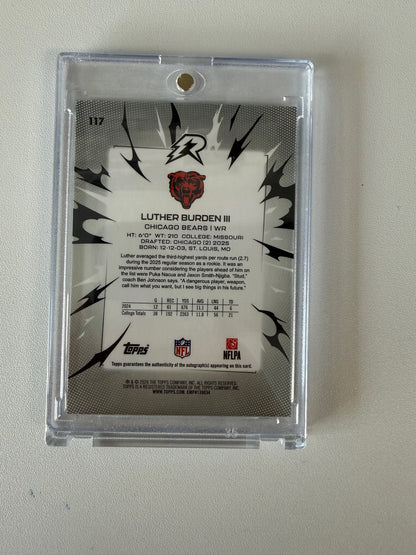 2025 Topps Resurgence #117 Luther Burden III Signatures Black & White Ref #/375