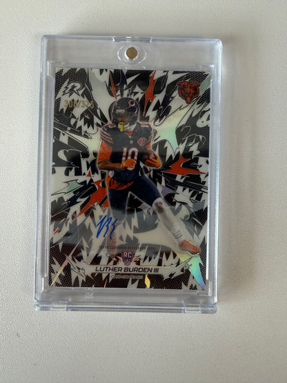2025 Topps Resurgence #117 Luther Burden III Signatures Black & White Ref #/375