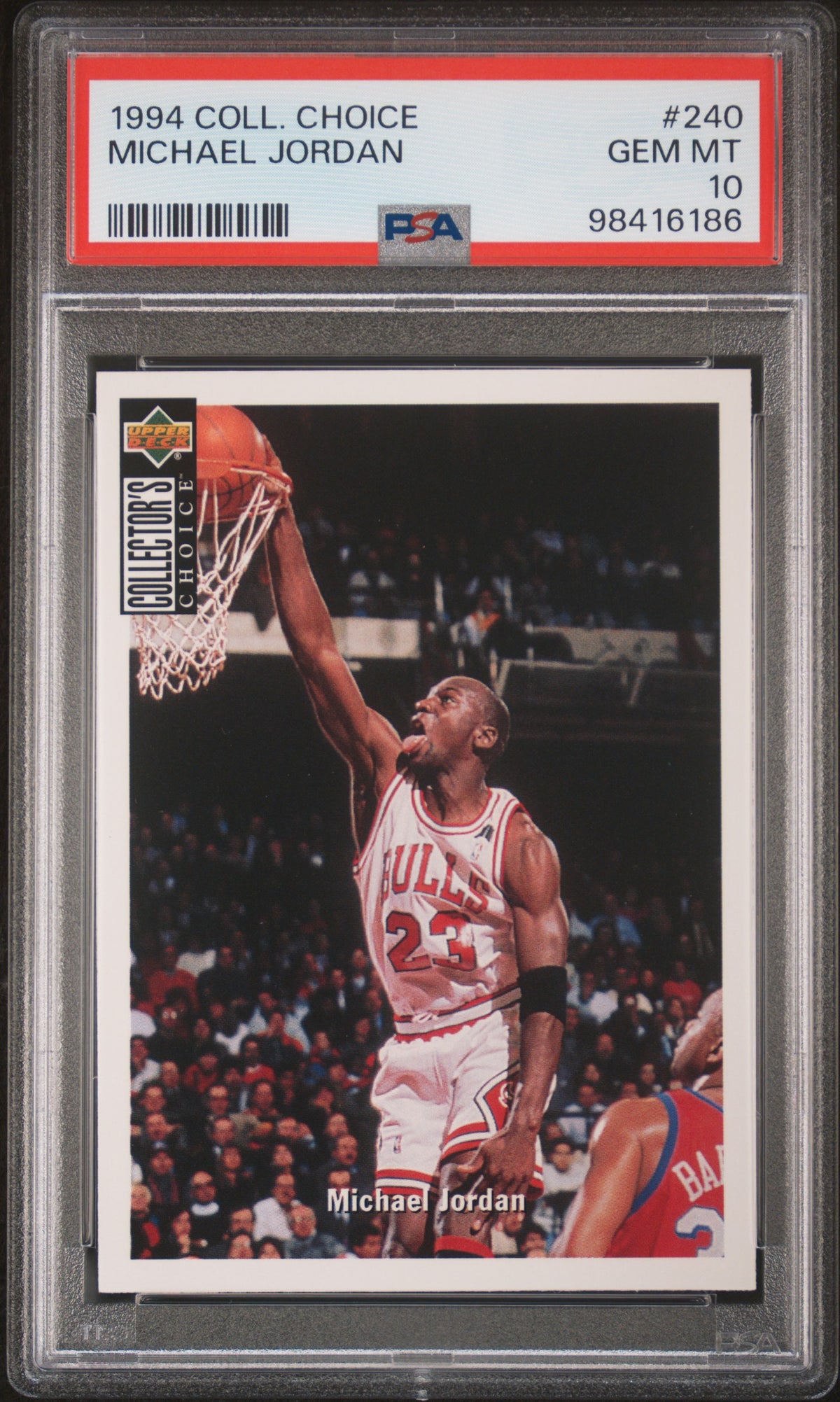 1994 Collector'S Choice #240 Michael Jordan PSA 10
